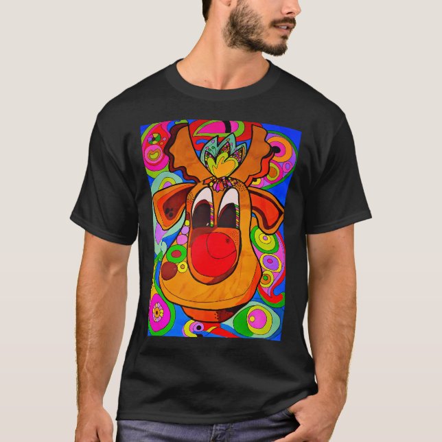 En julrenare. Min Teckning. T Shirt (Framsida)