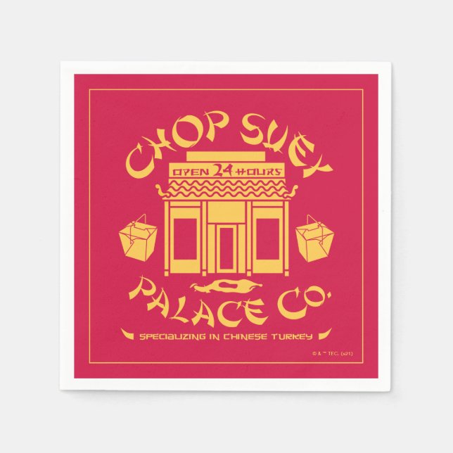 En julsaga | Chop Suey Palace Co. Pappersservett (Framsidan)