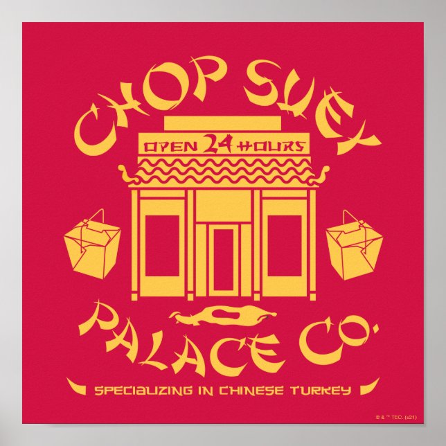 En julsaga | Chop Suey Palace Co. Poster (Framsidan)