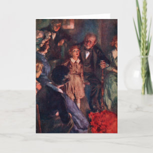 En julsaga: Cratchit-familjen  Tack Kort