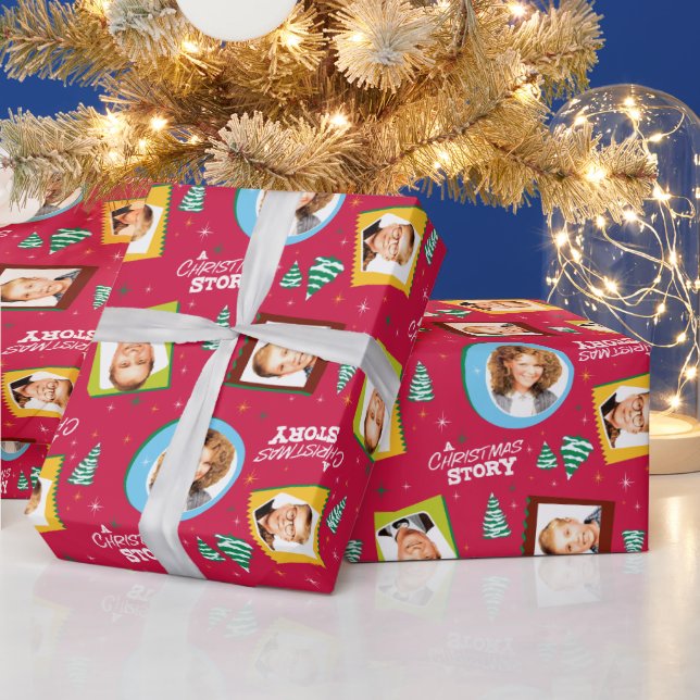 En julsaga | Familjefoton Mönster Presentpapper (Helgdagar)