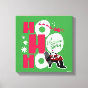 En julsaga Ho Ho Ho Canvastryck
