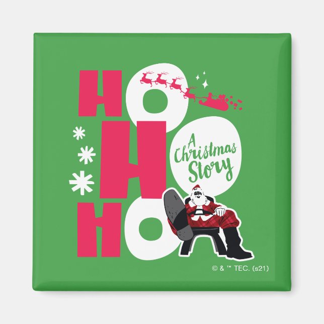 En julsaga | Ho Ho Ho Magnet (Framsidan)
