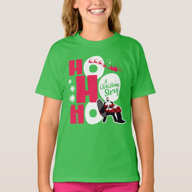 En julsaga | Ho Ho Ho T Shirt (Framsida)