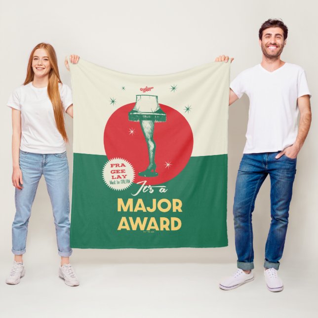 En julsaga | Leg Lamp Major Award Fleecefilt (På plats)