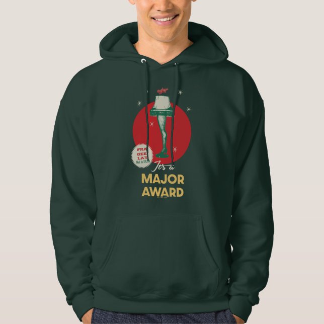 En julsaga | Leg Lamp Major Award Hoodie (Framsida)
