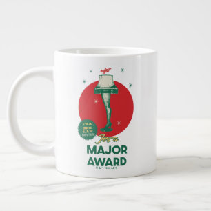 En julsaga Leg Lamp Major Award Jumbo Mugg
