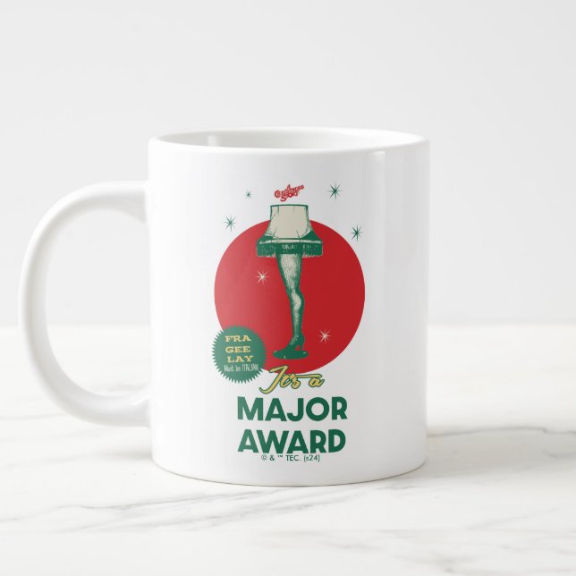 En julsaga | Leg Lamp Major Award Jumbo Mugg (Vänster)