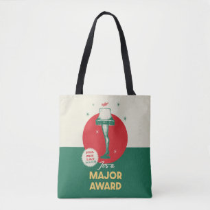 En julsaga Leg Lamp Major Award Tygkasse