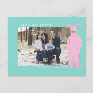 En julsaga Ralphie Bunny Kostym - Foto Helg Vykort