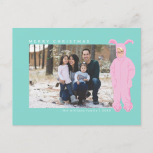 En julsaga Ralphie Bunny Kostym - Foto Helg Vykort