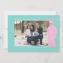 En julsaga | Ralphie Bunny Kostym - Foto Julkort