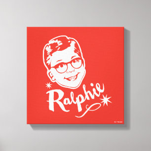 En julsaga Ralphie Canvastryck