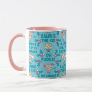 En julsaga Ralphie Kid Mönster Mugg