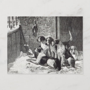 En julsång, från "fritidtimme", 1888 helg vykort