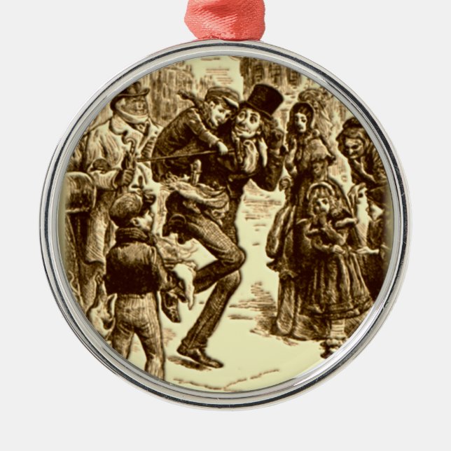 En julsång - mycket små Tim Julgransprydnad Metall (Framsidan)