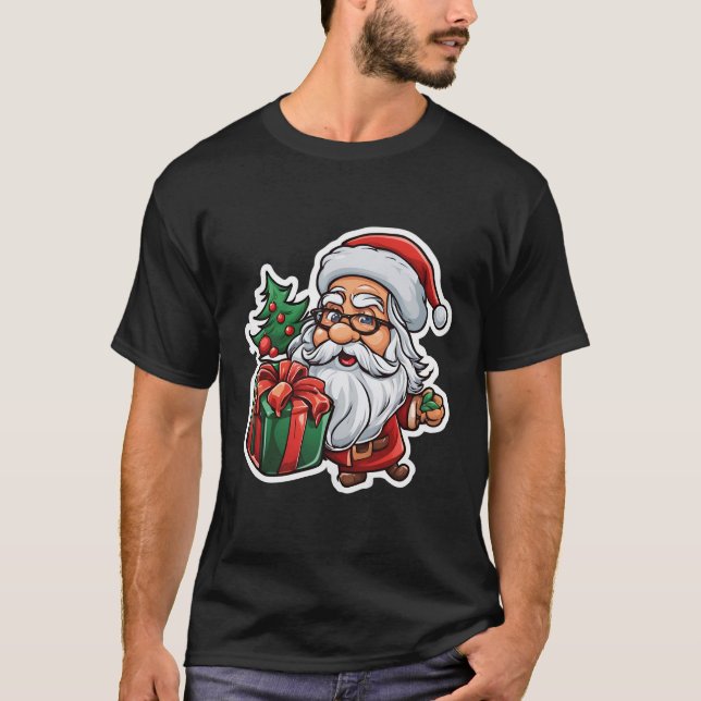 En julstory T-Shirt | Festive Helgdag Appare (Framsida)