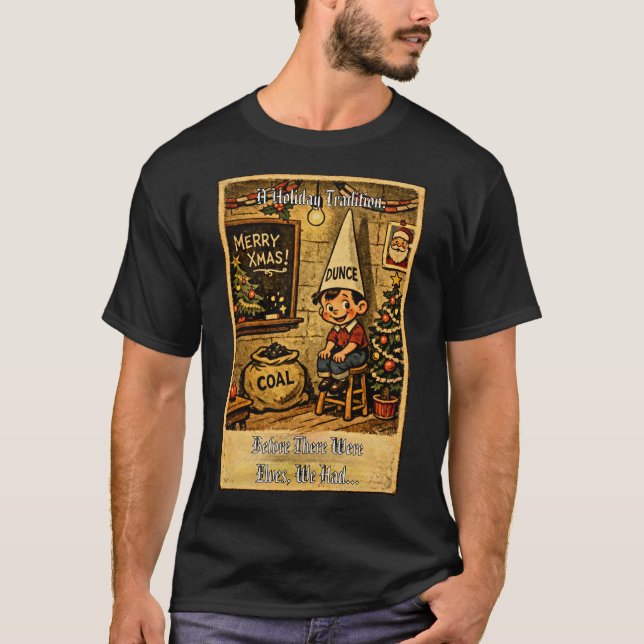 En jultradition, innan vi hade tomtar… t shirt (Framsida)