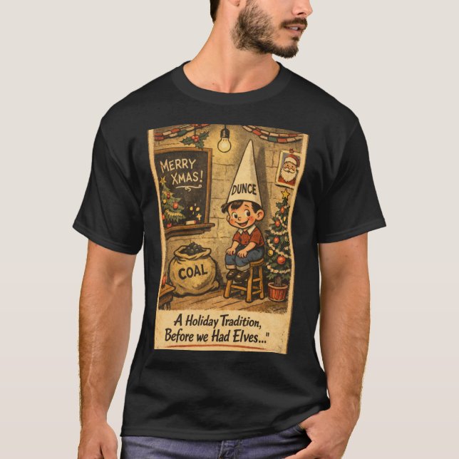En jultradition, innan vi hade tomtar… t shirt (Framsida)