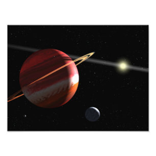 En Jupiter-massa-planet runt den närliggande stjär Fototryck