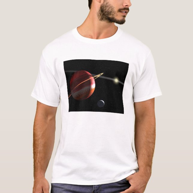 En Jupiter-massa-planet runt den närliggande stjär T-shirt (Framsida)