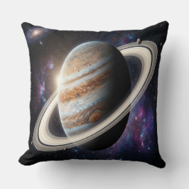 En Jupiter med ringar Kudde