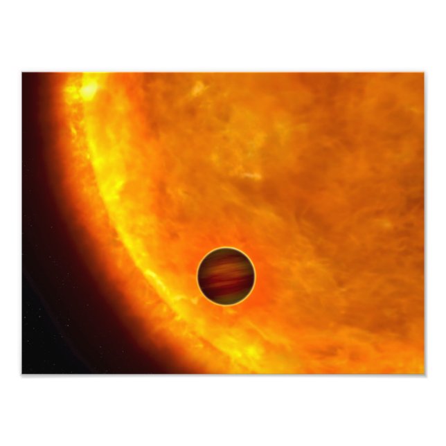 En Jupiter-storlek planet Fototryck (Framsidan)