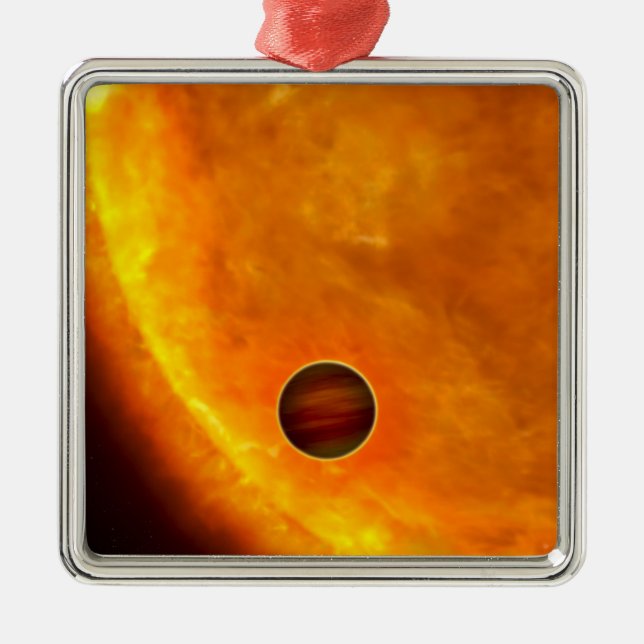 En Jupiter-storlek planet Julgransprydnad Metall (Framsidan)