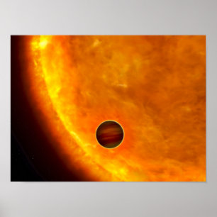 En Jupiter-storlek planet Poster