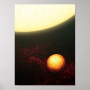 En jupitterliknande planet poster