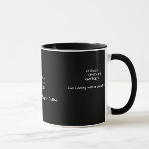 En kaffekopp för webbenbärare