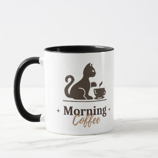 En kaffemugg med design