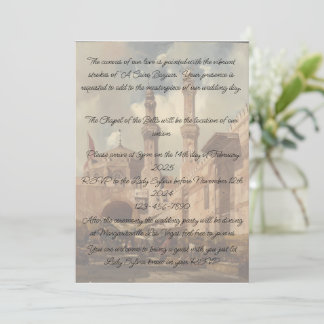 En Kairo Bazaar är bakgrunden till Inbjudningar