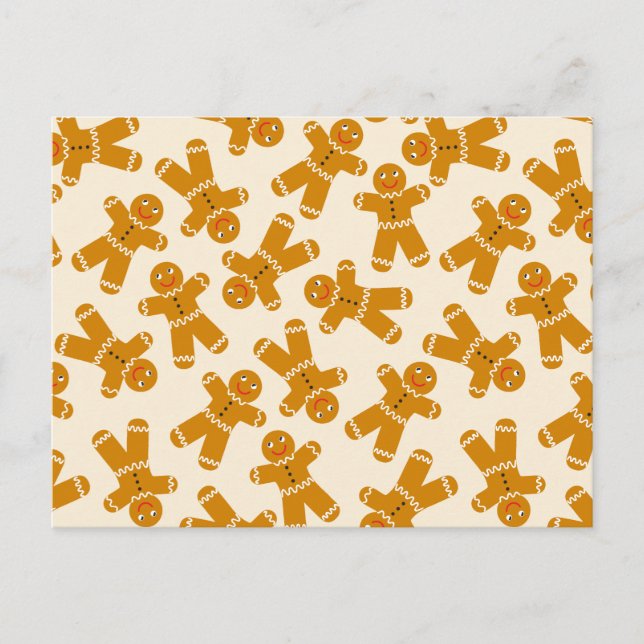 En kaka för gingerbröd vykort (Framsida)