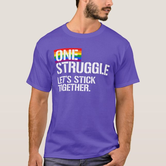 En kamp tillsammans t shirt (Framsida)