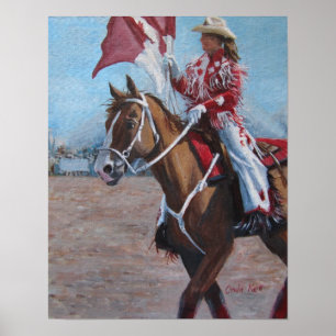 En kanadensisk Cowgirl Poster