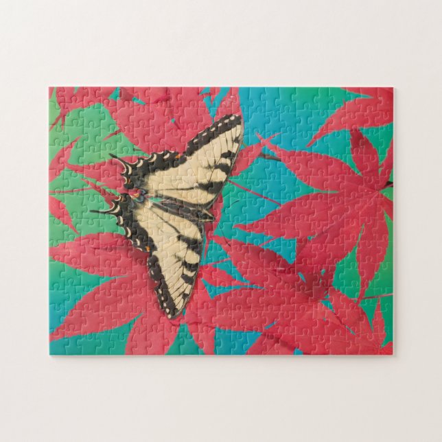 En kanadensisk tiger swallowtail fjäril pussel (Horisontell)
