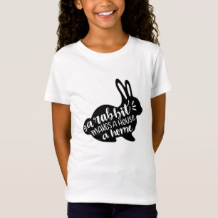 En kanin gör ett hus till ett hem t shirt