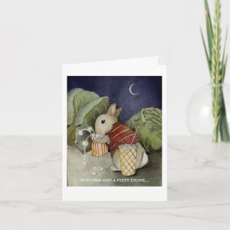 En kanin har en nacke kort