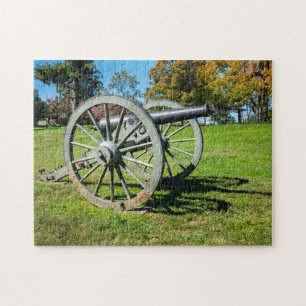 En kanon på Fredericksburg-fältet Pussel