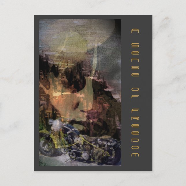 En känsla av frihet vykort (Framsida)