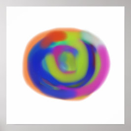 En känsla av rörlighet och energi poster