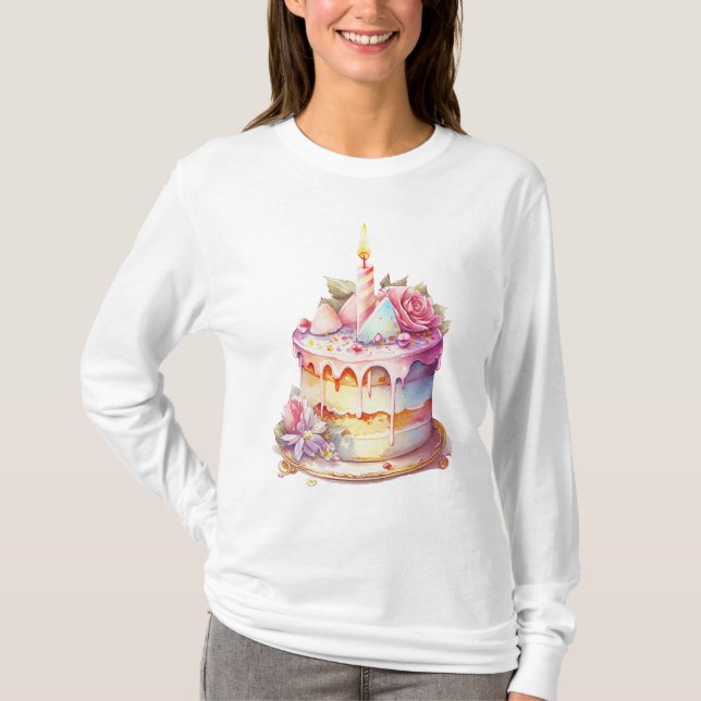 En känslig födelsedagseftermiddag t shirt (Framsida)