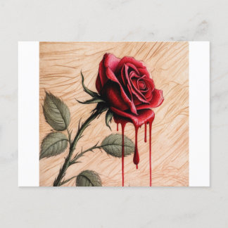 En känslig, invecklad och känsloladdad färg vykort