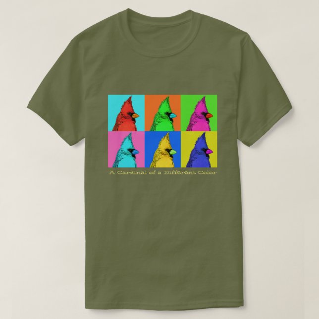 En kardinal från ett annat Färg Tröja (Design framsida)