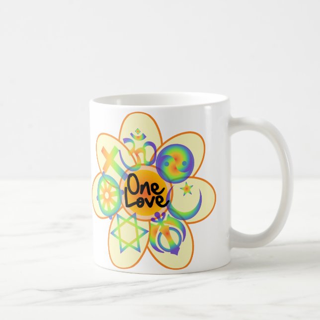 En Kärlek-blomma Kaffemugg (Höger)