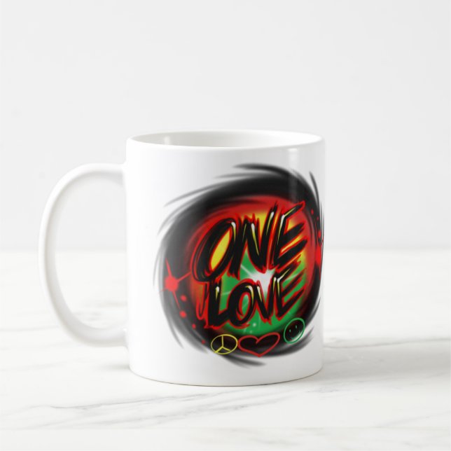 EN KÄRLEK COFFEE KOPP (Vänster)