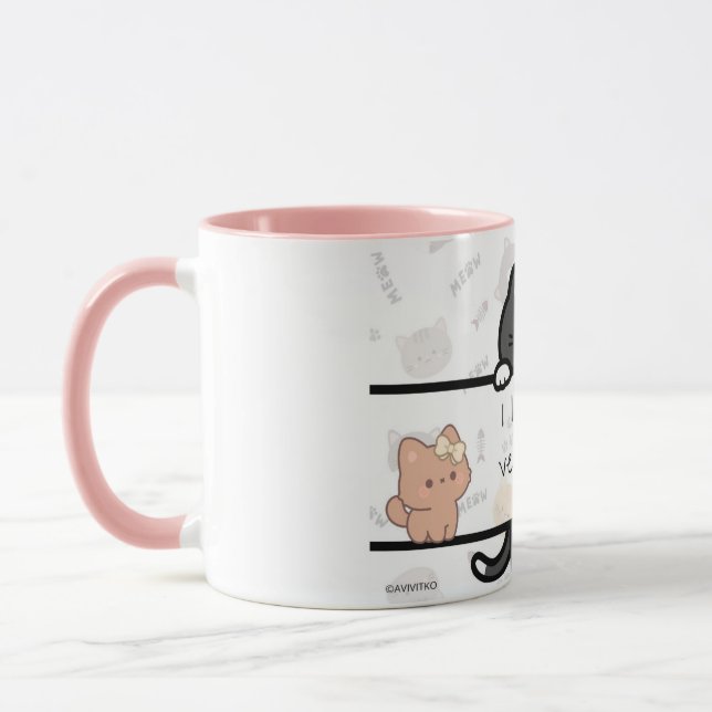 En kärlek du jamar och Kitty-mugg till din älskade Mugg (Vänster)