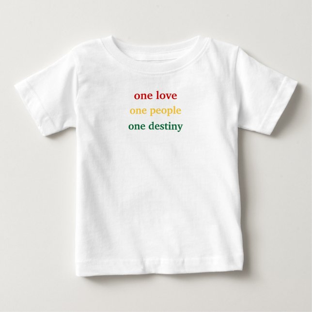 en kärlek, ett folk, en öde tee shirt (Framsida)