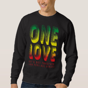 En Kärlek för Reggae Rasta 3 Lång Ärmad Tröja